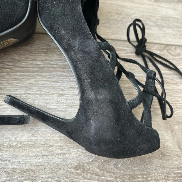 Jeffrey Campbell Brielle  Lace-Up Suede Pump - Picture 11 of 16